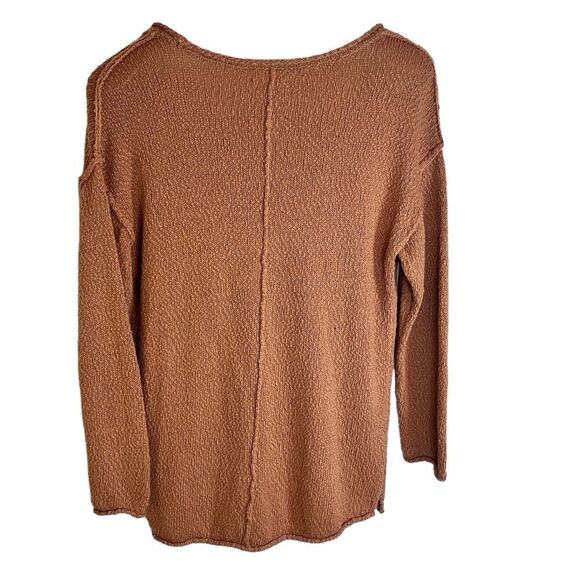 Aerie Oversized Womens Inside Out Scoop Neck Sweater Size Small Cotton Casual‎ - Picture 2 of 8